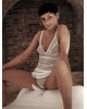 Pouf Touchme Bianco Pelle