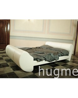 Letto Hugme Bianco Pelle