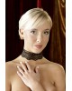 Collarino Ricami Nero Pizzo 