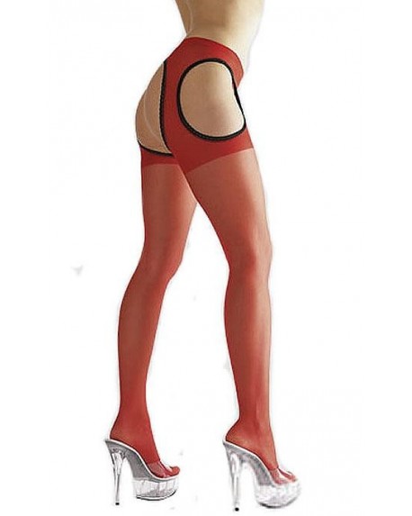 Collant Aperte Rosso Velato