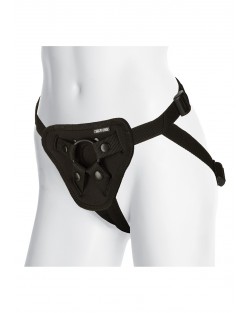Slip Strap-on Dildo Luxe Harness Nero