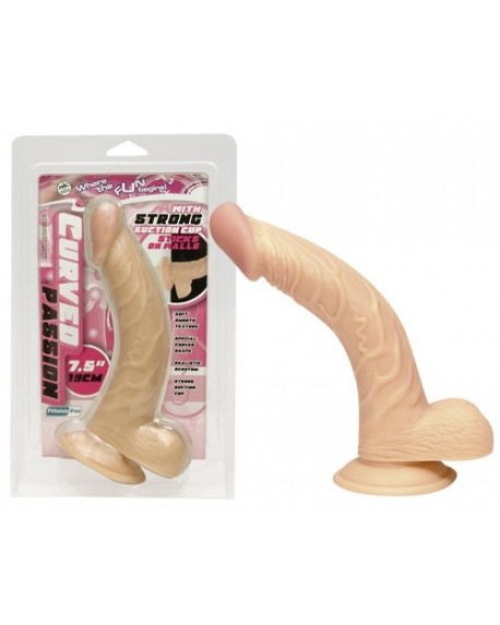 Curved Passion Dildo Natural 