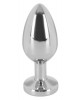 Diamond Butt Plug Argento Small