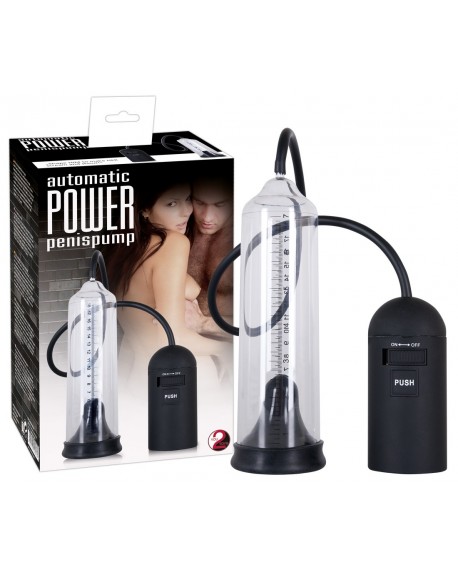 Penis Pump Nero Trasparente 