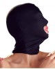 Maschera con apertura Nero Elasticizzato 