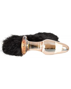 Coda di Furetto Nero Oro Medium