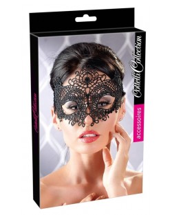 Maschera Ricamata 02 Nero Pizzo