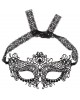 Maschera Ricamata 02 Nero Pizzo