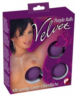 Velvet - 3 Palline Viola 