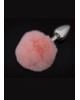 Plug con Coda piumino Rosa 