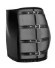 Mini gonna con fibbie Nero Elasticizzato 