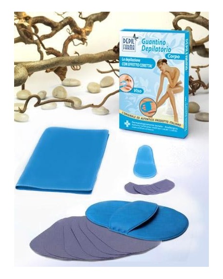 Guantino Depilatorio DepilFarma Celeste 2pz