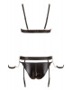 Completo intimo bondage Nero