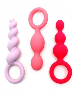 Satisfyer - Set 3 Plug colorati Vari Colori