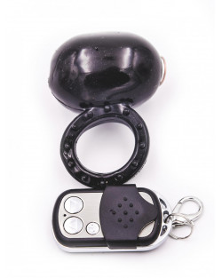 Cock ring vibrante con telecomando Nero 