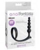 ASS-GASM COCKRING CON ANAL BEADS Nero 