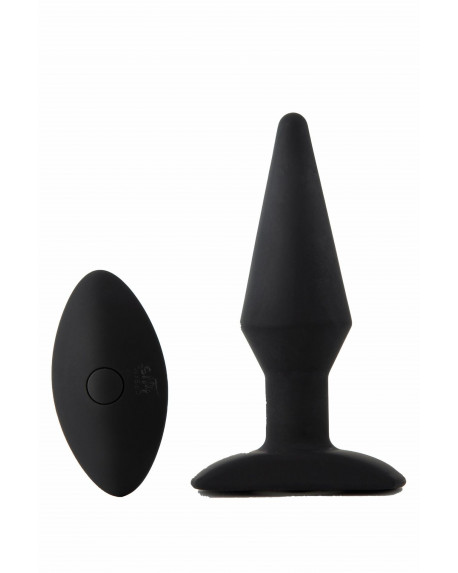 CHEEKY LOVE - Plug vibrante con telecomando Nero 