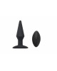 CHEEKY LOVE - Plug vibrante con telecomando Nero 
