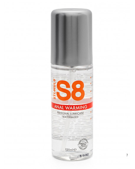 S8 - Lubrificante anale a base d'acqua Warming 125ml