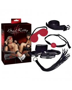 Kit Bondage Completo Nero Rosso