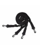 Crushious - Bed Restraints Kit Nero Elasticizzato 