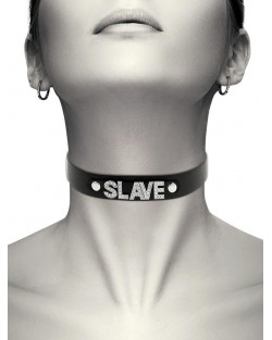 Coquette - Collare Choker Slave Nero