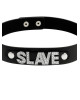 Coquette - Collare Choker Slave Nero