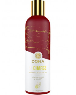 Dona - Essential Massage Oil Re-Charge 120ml Citronella Zenzero