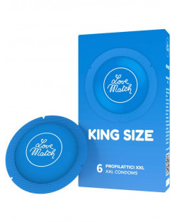 Love match - Profilattici King Size - 6pz