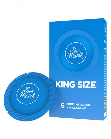 Love match - Profilattici King Size - 6pz