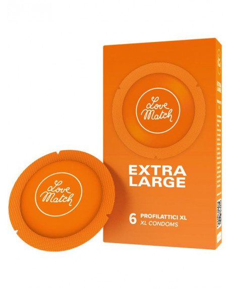 Love Match - Profilattici Extra Large - 6pz