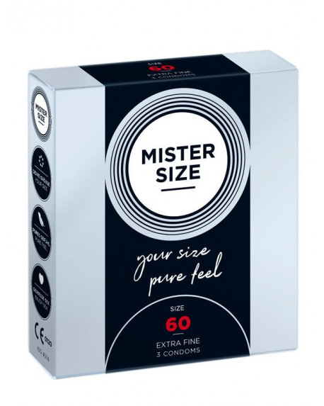 Mister Size - Profilattici - 60 3pz