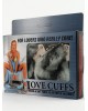 Manette Peluche Love Cuffs Zebrato