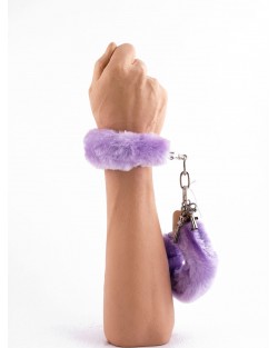 Manette Peluche Love Cuffs Viola 